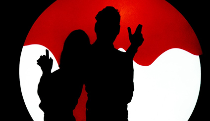 Silhouette d'agents secrets